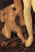 Hans Baldung Grien Details of The Three Stages of Life,with Death oil on canvas